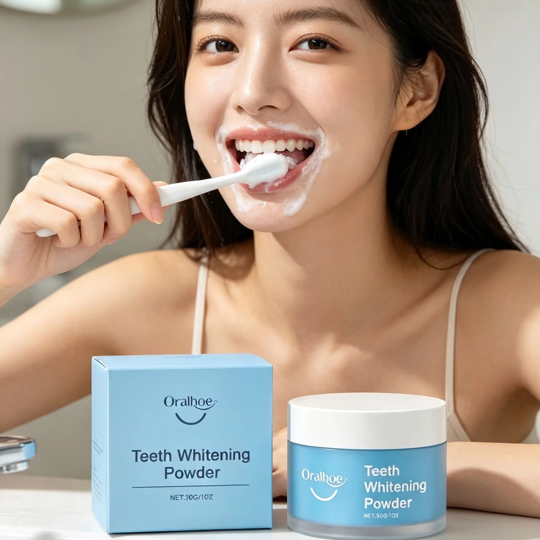 Teeth Whitening Quotes - مسحوق أورالهو لتنظيف الأسنان، مزيل البقع،