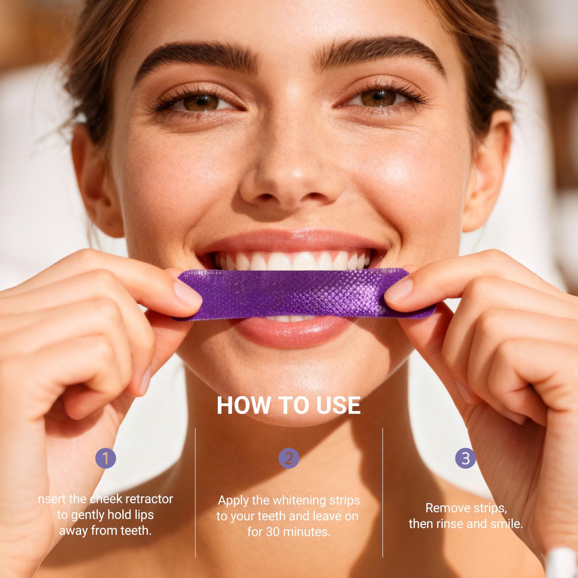 شرائط تبييض الأسنان باللون الأ - مراجعة Teeth Whitening Strips Permanent وسعره