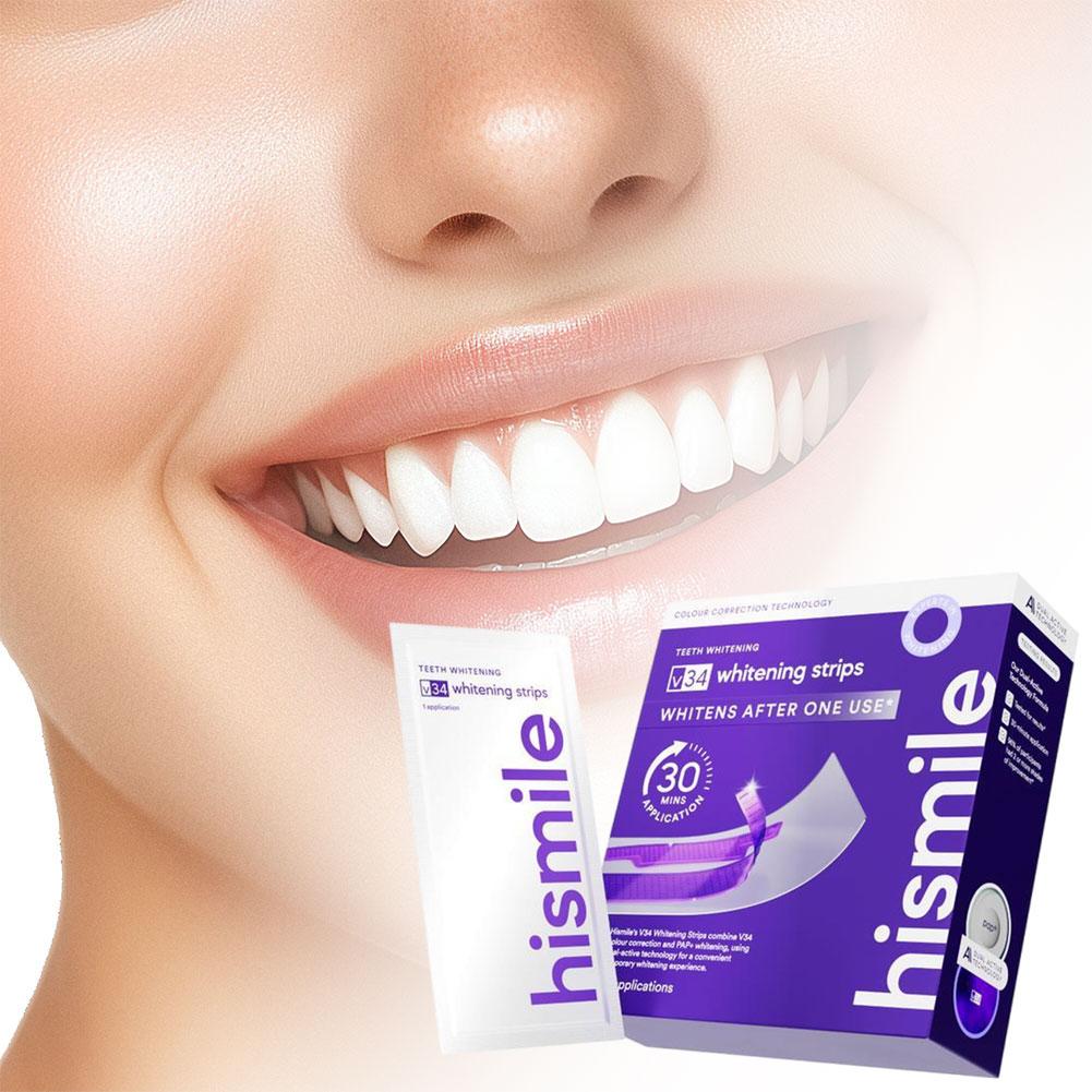 شرائط تبييض الأسنان باللون الأ - مراجعة Teeth Whitening Strips Permanent وسعره