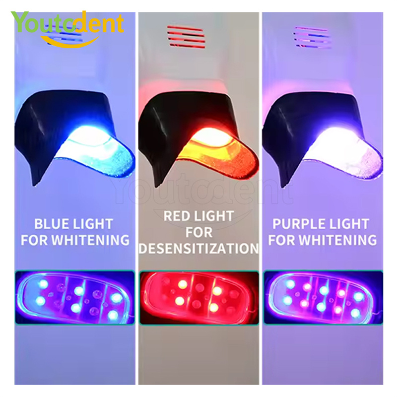 المهنية الأسنان 3 اللون ضوء مص - مراجعة Teeth Whitening Led وسعره