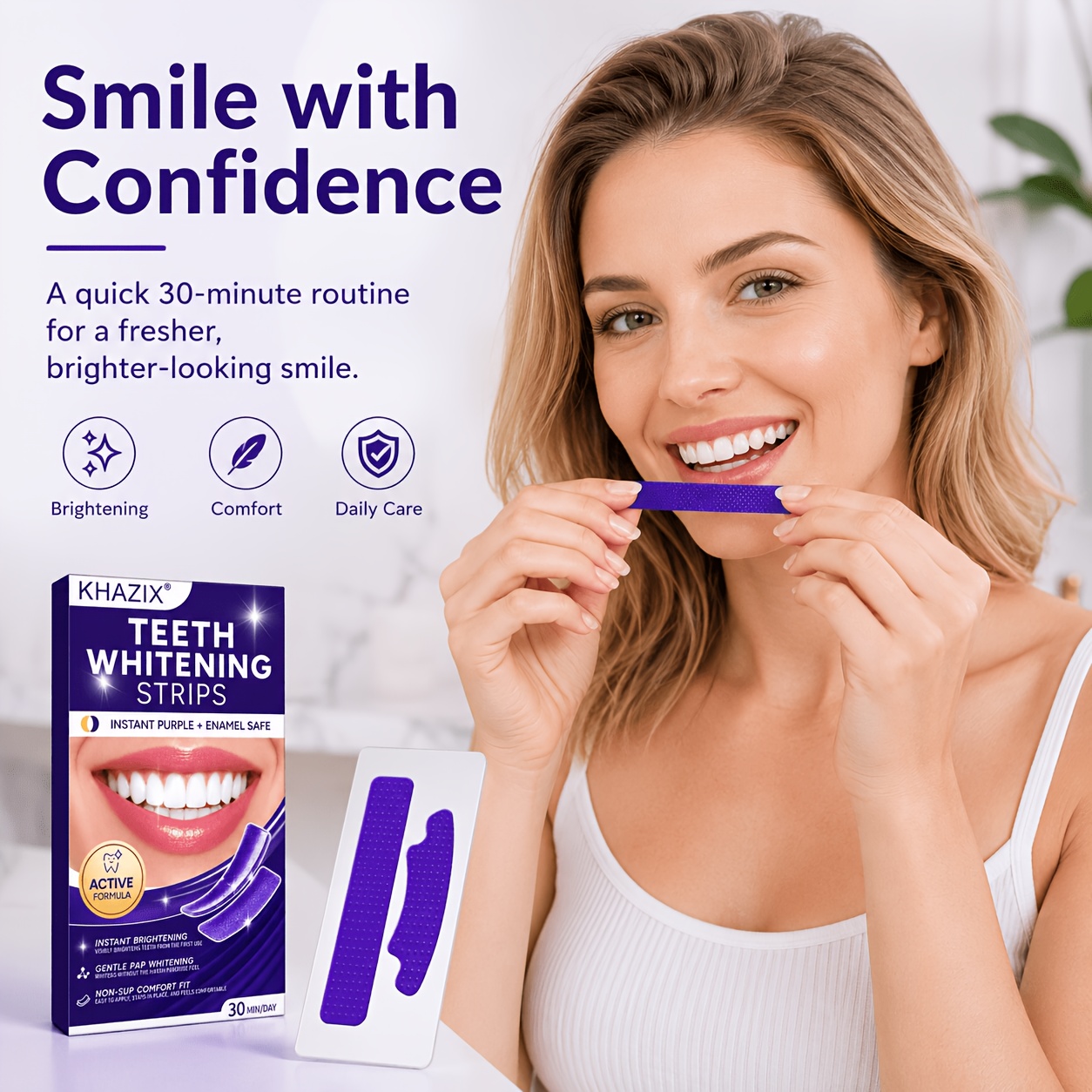 5/10 أزواج من شرائط تبييض الأس - مراجعة Teeth Whitening Strips Permanent وسعره