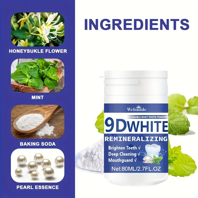 مسحوق أسنان 9D أبيض لإعادة ترس - مراجعة Teeth Whitening Quotes وسعره