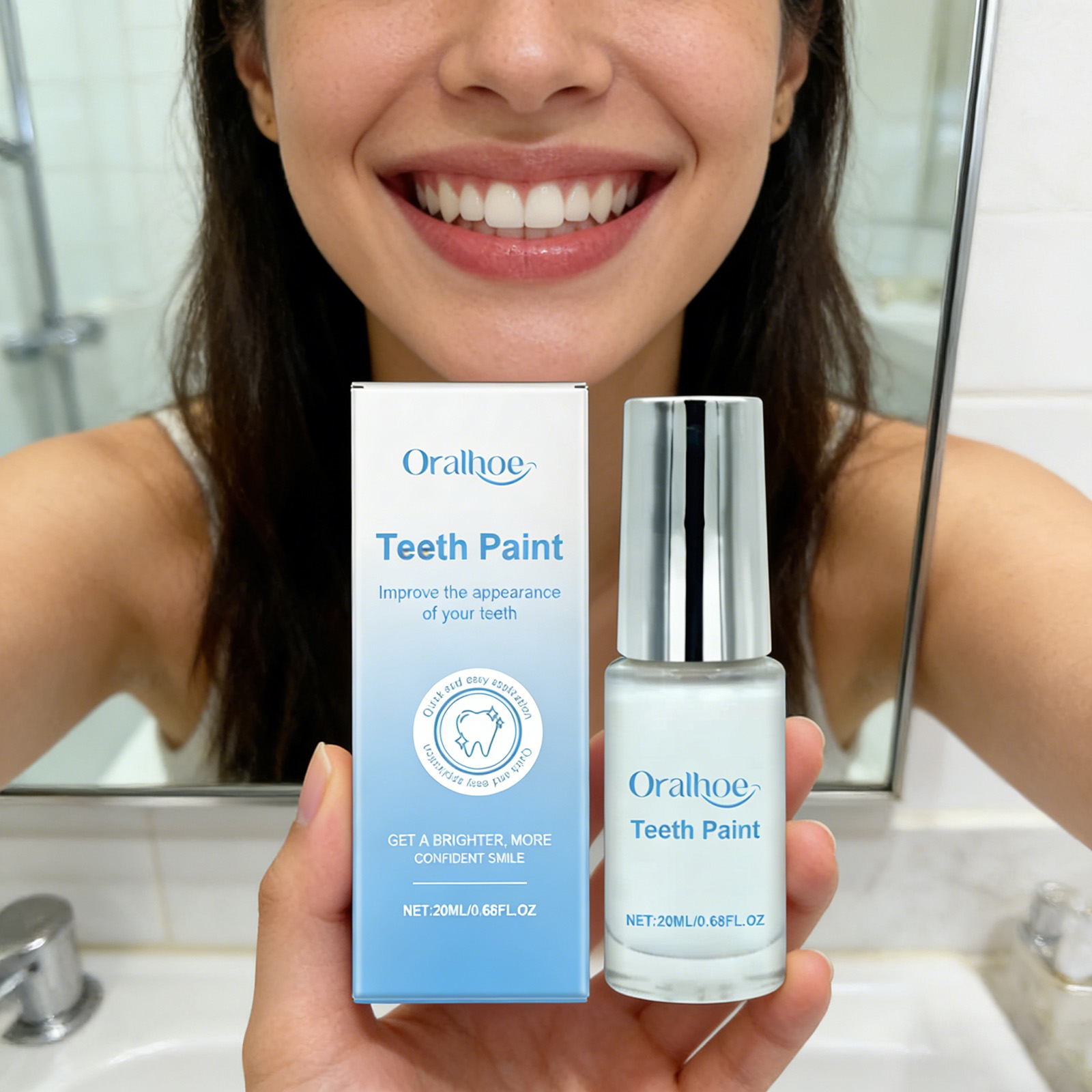طلاء تبييض الأسنان 20 مل - مزي - مراجعة Teeth Paint Whitening وسعره