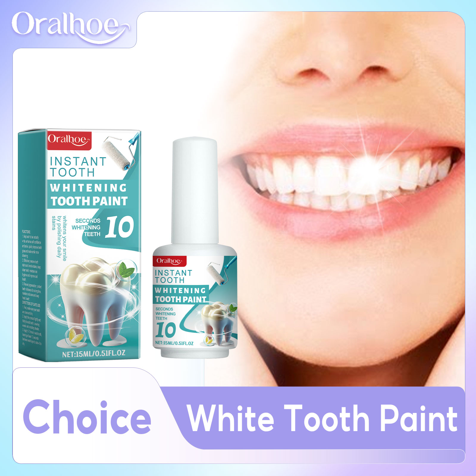 طلاء تبييض الأسنان الاحترافي ي - مراجعة Teeth Paint Whitening وسعره